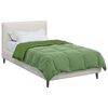 vidaXL Summer Duvet Quilted Green 155 x 200 cm Microfiber