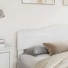 vidaXL Headboard Gloss White 200 cm Engineered wood