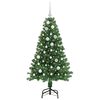 vidaXL Artificial Christmas Tree with 150 LEDs with Stand Green 150 cm