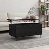 vidaXL Coffee Table Black oak 90 x 44.5 x 45 cm Engineered wood