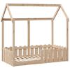 vidaXL Kids' House Bed Frame 70x140 cm Solid Wood Pine