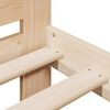 vidaXL Bed Frame without Mattress 135x190 cm Double Solid Wood Pine