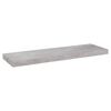 vidaXL Floating Wall Shelves 2 pcs Concrete Grey 80x23.5x3.8 cm MDF
