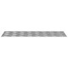 vidaXL Stair Tread Rectangular 4 pcs Silver 60 x 20 cm Aluminium