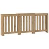 vidaXL Radiator Cover Oak 205 x 21.5 x 83.5 cm Engineered Wood