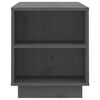vidaXL TV Cabinet Grey 110x35x40.5 cm Solid Wood Pine