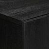 vidaXL 3 Piece Sideboards Black Engineered Wood