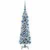 vidaXL Artificial Christmas Tree with 150 LEDs with Stand White 120 cm