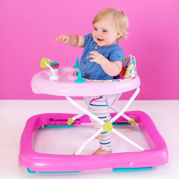 Bright Starts Baby Walker Walk-A-Bout Floral Friends