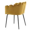 Venture Home Dining Chair Limhamn Velvet Black and Yellow