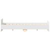 vidaXL Bed Frame without Mattress White 140x190 cm