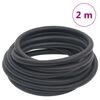 vidaXL Hybrid Air Hose Black 0.6" 2 m Rubber and PVC