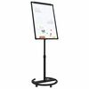 vidaXL Magnetic Whiteboard Black and White 62 x 62.5 x 197 cm EPS