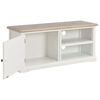 vidaXL TV Cabinet White 90x30x40 cm Wood