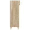 vidaXL Shoe Cabinet Sonoma Oak 60x35x105 cm Engineered Wood