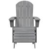 vidaXL Garden Chair 2 pcs Light Grey 83 x 74 x 92 cm Polyethylene