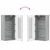 vidaXL Wall-mounted Cabinet with Shelf Grey sonoma 55 x 29 x 100 cm