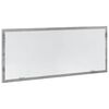 vidaXL LED Bathroom Mirror Grey Sonoma 100x8.5x37 cm Engineered Wood