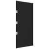 vidaXL Side Panel for Door Canopy Black 50x100 cm Tempered Glass