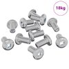 vidaXL Lock Screw Plain 4865 pcs Silver Steel