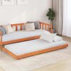 vidaXL Bed Frame Wax Brown 80 x 200 cm Solid Pine Wood