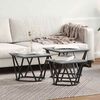 vidaXL Coffee Table 3 pcs Grey sonoma 50 x 50 x 40 cm