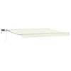 vidaXL Cream and White 5 x 3.5 m Polyester with PU coating