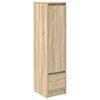 vidaXL Highboard Sonoma Oak 29.5x34x119.5 cm Engineered Wood