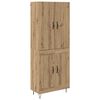 vidaXL Highboard 2 pcs Artisan Oak 69.5 x 34 x 180 cm Engineered Wood