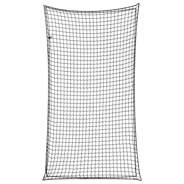 vidaXL Trailer Net with Elastic Rope Black 2.7x1.5 m PP