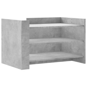 vidaXL Coffee Table Concrete Grey 80x50x50 cm Engineered Wood