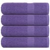 vidaXL Hand Towels "FROGN" 4 pcs Purple 50x100 cm 360 gsm