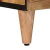 vidaXL Bedside Cabinet Natural 50 x 33 x 62 cm Solid Mango Wood