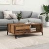 vidaXL Coffee Table Old wood 90 x 60 x 35 cm Engineered wood