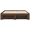 vidaXL Bed Frame without Mattress Brown Oak 160x200 cm Engineered Wood