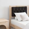 vidaXL Headboard Other Brown and black 150 cm Solid pine wood