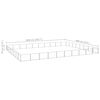 vidaXL Dog Kennel Silver 80 m² Steel