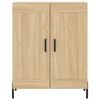 vidaXL Highboard Sonoma Oak 69.5x34x180 cm Engineered Wood
