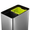 EKO Sensor Bin Mirage 2x20 L Matte Silver