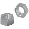 vidaXL Hex Nut 2 pcs Silver M6 Metal