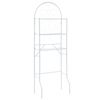vidaXL Toilet Rack | White | Steel | Toilet Rack | Rectangular | Contemporary