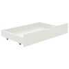 vidaXL Bed Frame with 2 Drawers without Mattress White 90x200 cm
