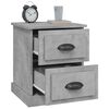 vidaXL Bedside Cabinets 2 pcs Concrete Grey 39x39x47.5 cm Engineered Wood