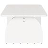 vidaXL Coffee Table White 80 x 50 x 31 cm Solid pine wood