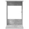 vidaXL Side Table Concrete Grey 40 x 38 x 62.5 cm Engineered Wood