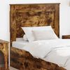 vidaXL Headboard with Headboard Smoked Oak 75 cm Engineered Wood