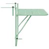 vidaXL Hanging Balcony Table Mint green 60 x 39 x 65 cm Steel