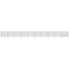 vidaXL Wire Mesh Fence Anthracite 1.6x25 m Galvanised Steel