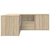 vidaXL Corner Cabinet Sonoma Oak 200x40x45 cm Engineered Wood