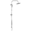 vidaXL Shower System Silver 45 x 20 x 96 cm Brass,Sus201 and ABS